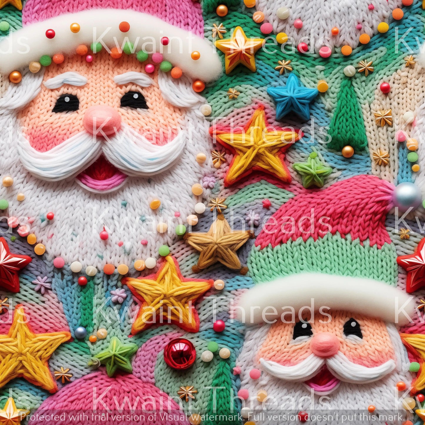 Kwaint Christmas Santa Face