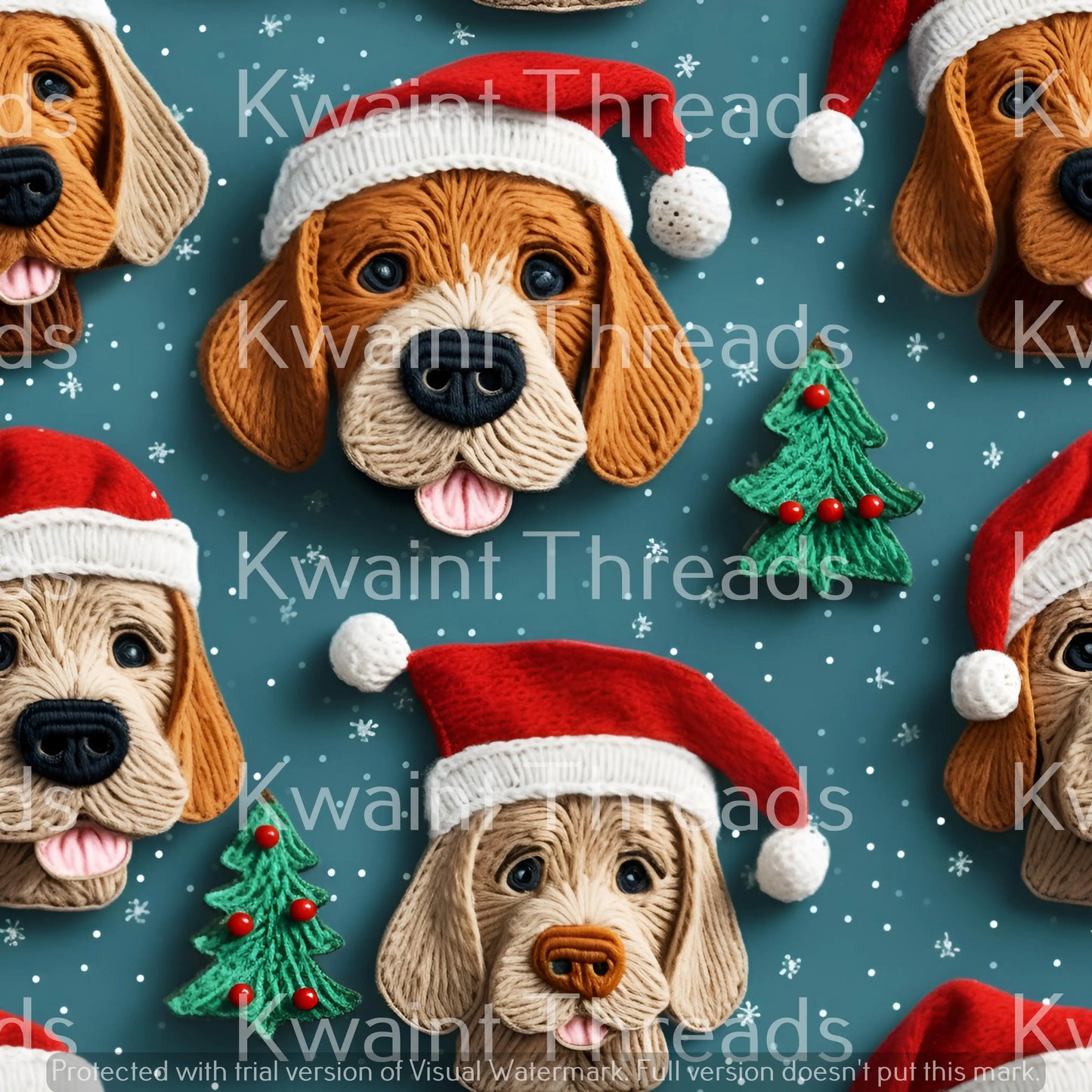 Kwaint Christmas Dogs