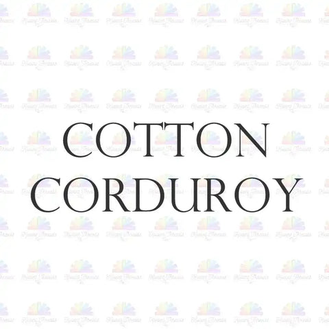 Cotton Corduroy Fabric
