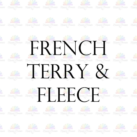 French Terry and Fleece