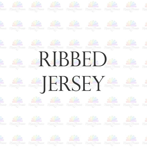 Ribbed Jersey