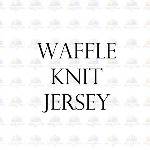 Waffle Knit Jersey