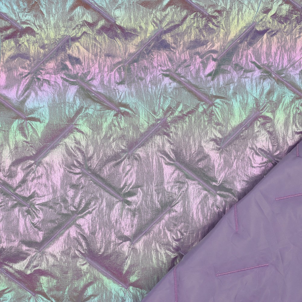 Puffer Jacket Fabric Rainbow