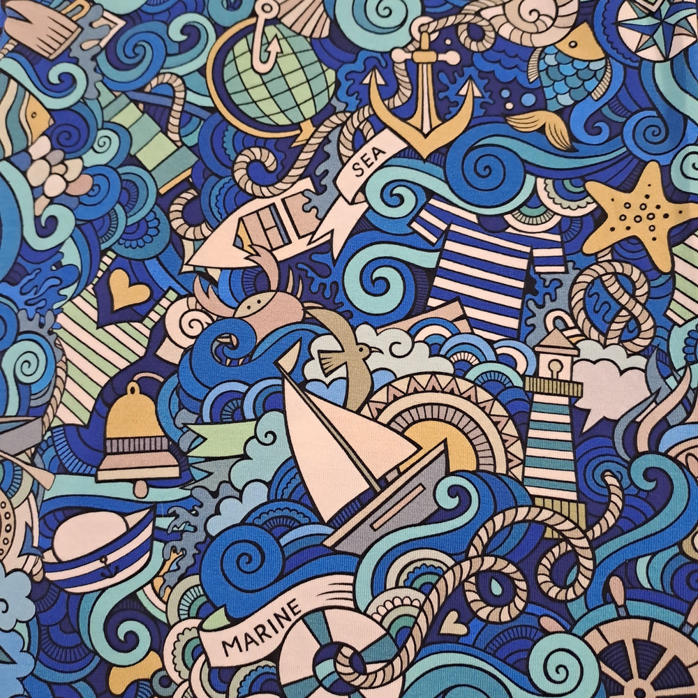 Kwaint Nautical 250gsm Cotton Canvas
