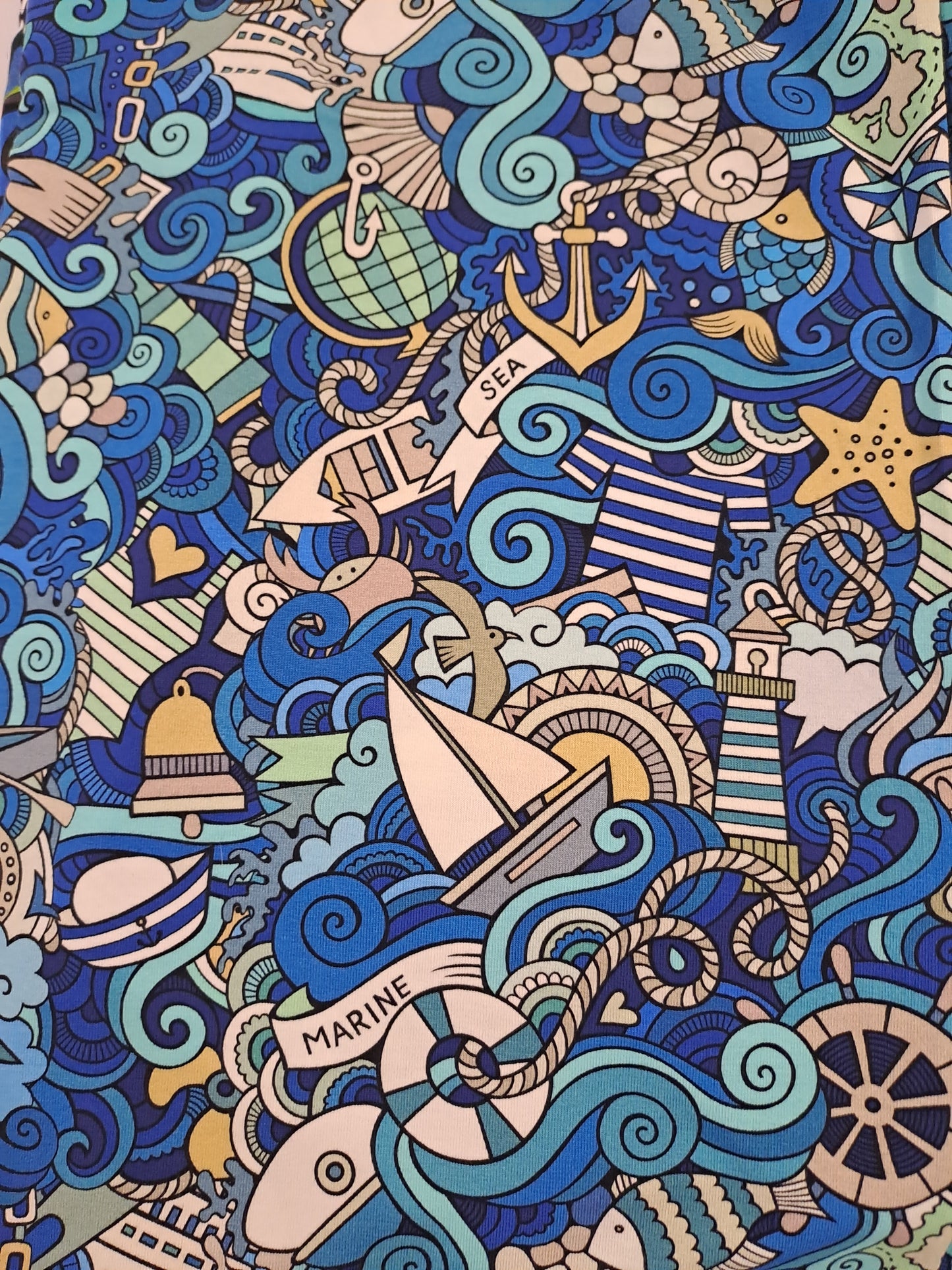 Kwaint Nautical 250gsm Cotton Canvas