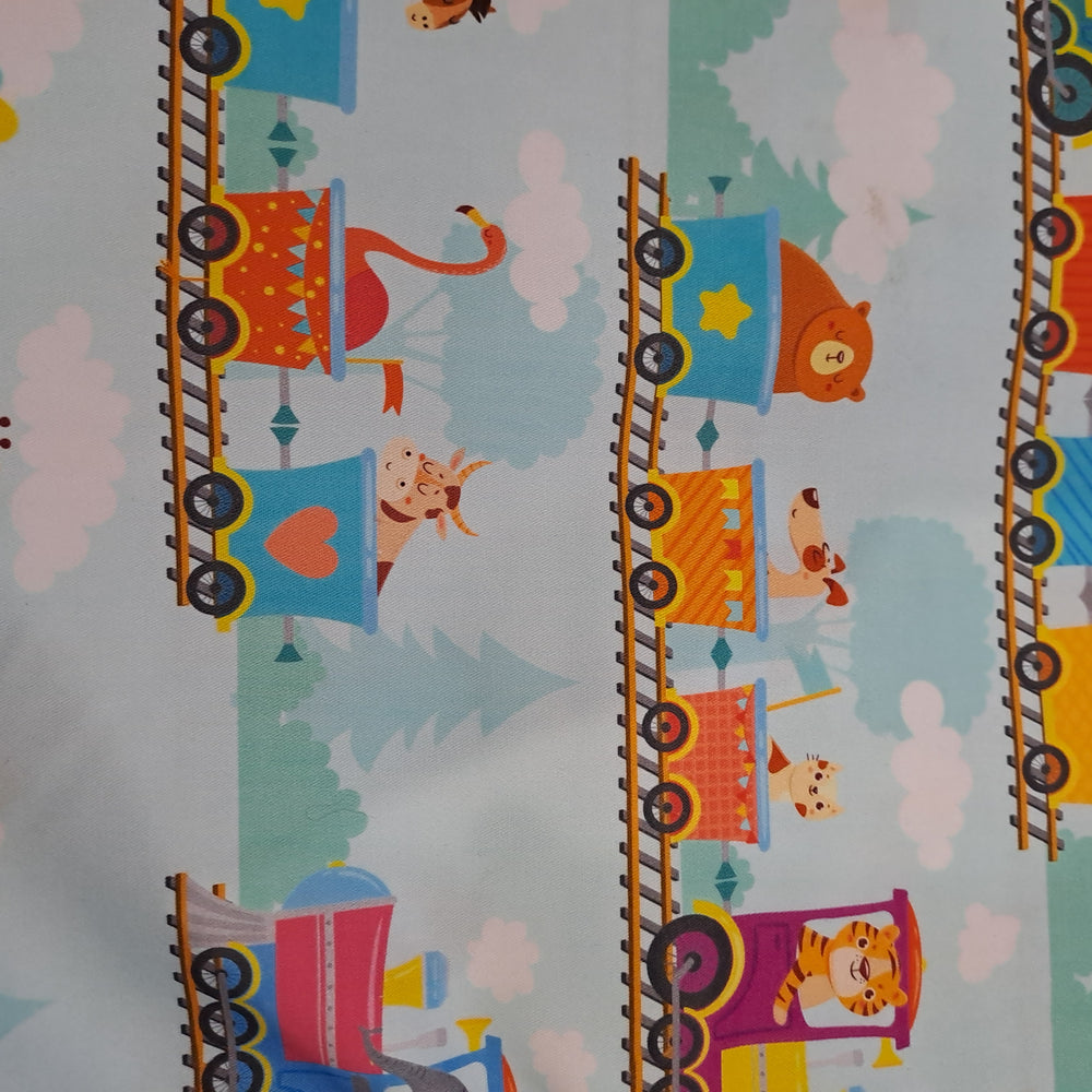 Kwaint Trains 150gsm Twill
