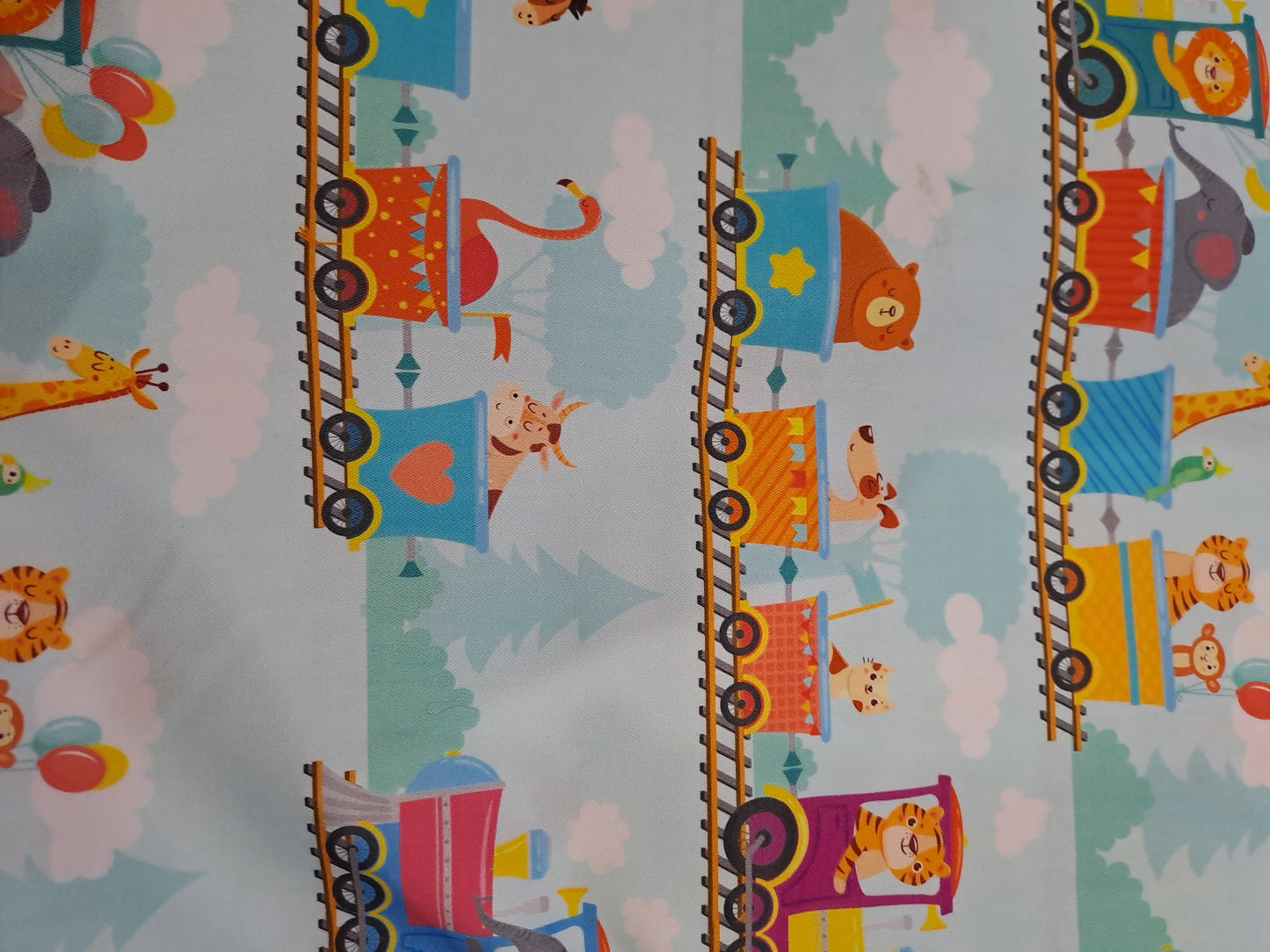 Kwaint Trains 150gsm Twill