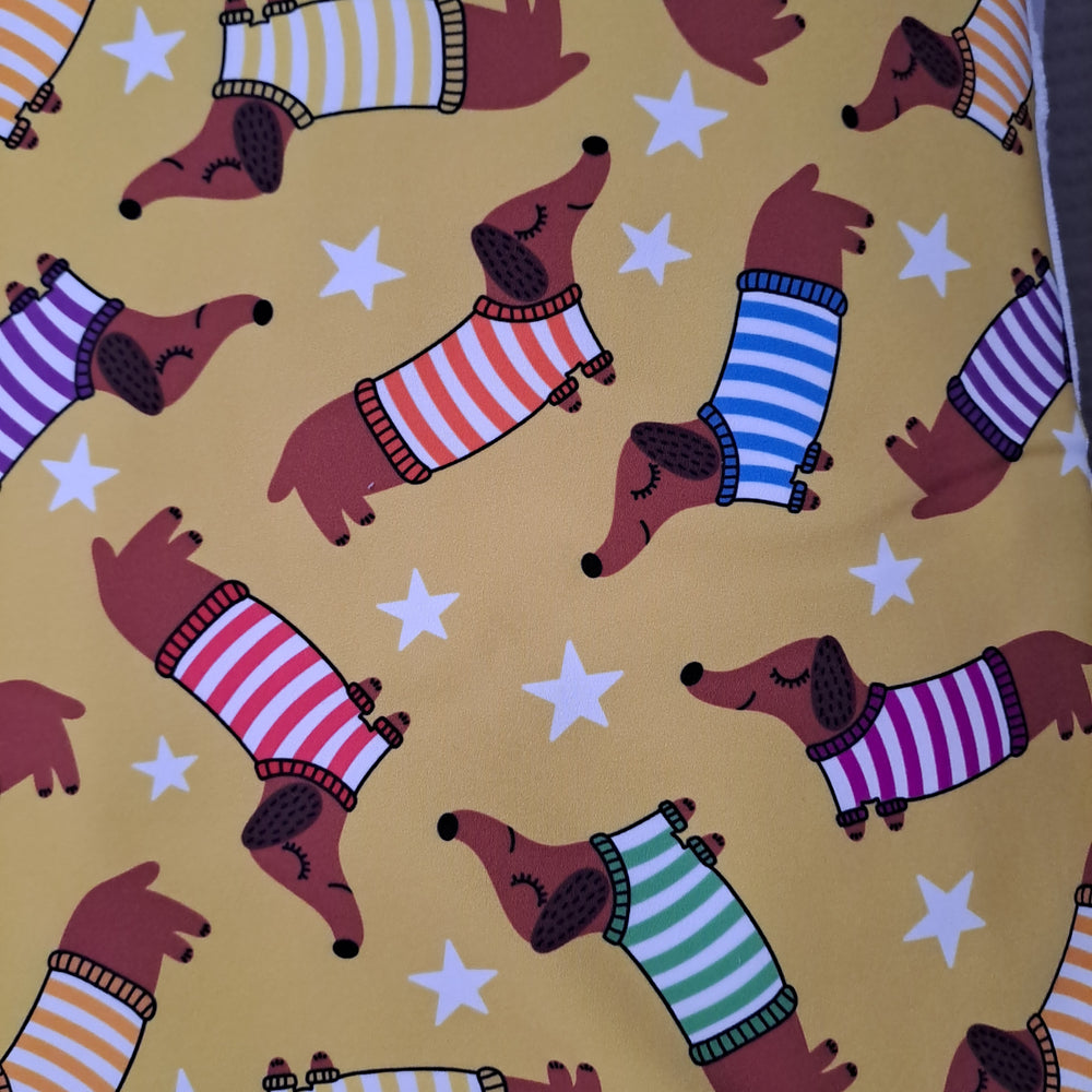 Fabric Mama Hot Dogs Softshell