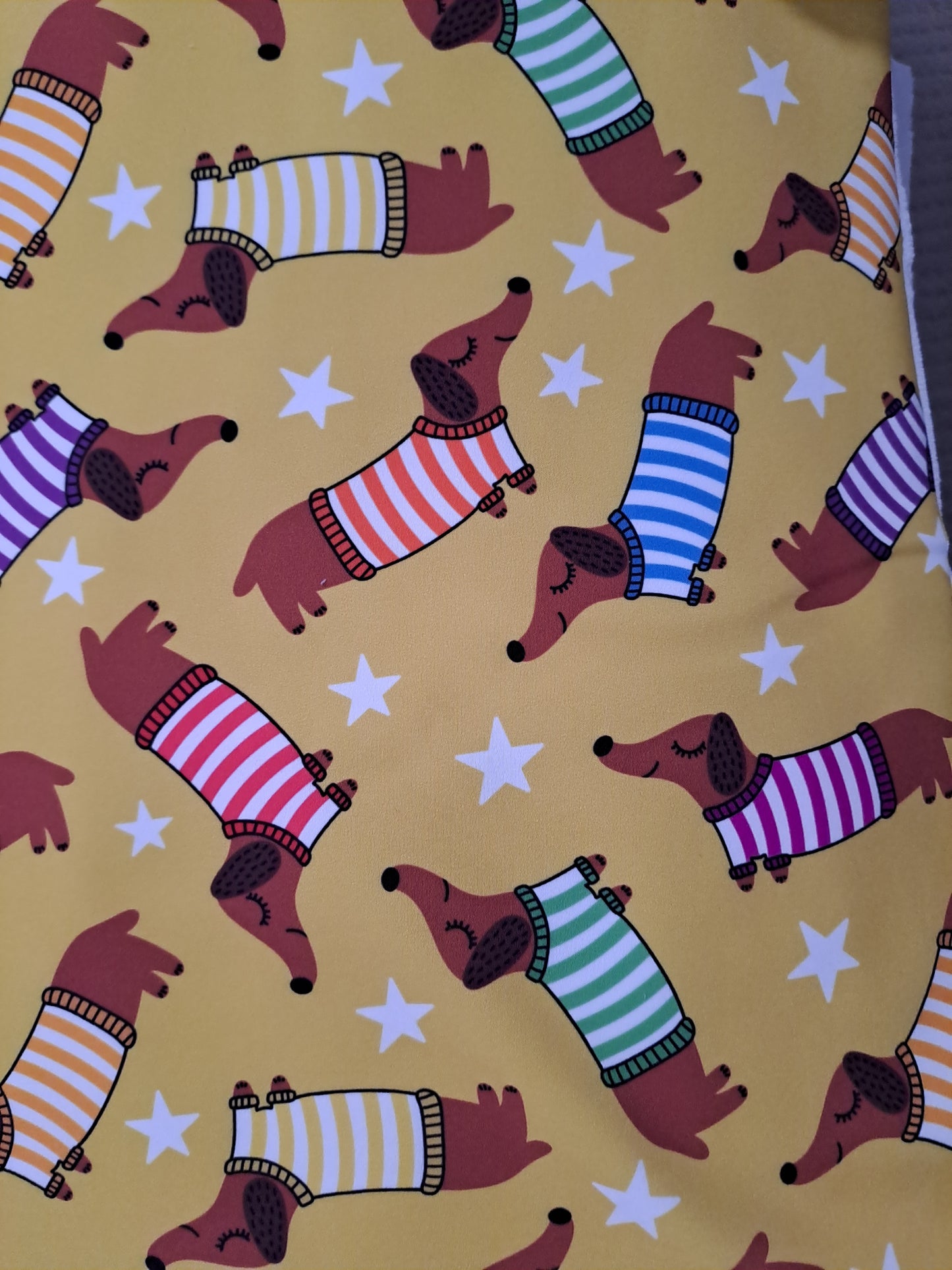 Fabric Mama Hot Dogs Softshell