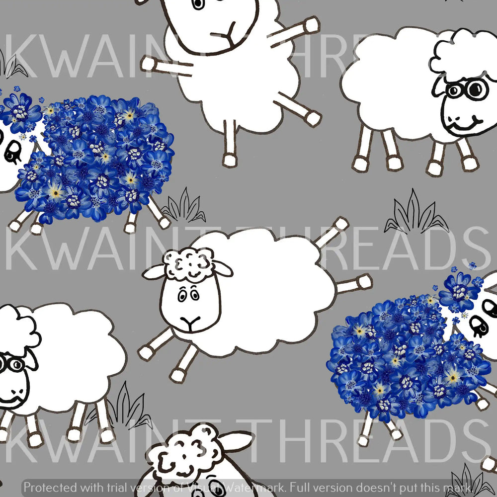 Millars Creek Glengyre Frolic with Blue Ewe