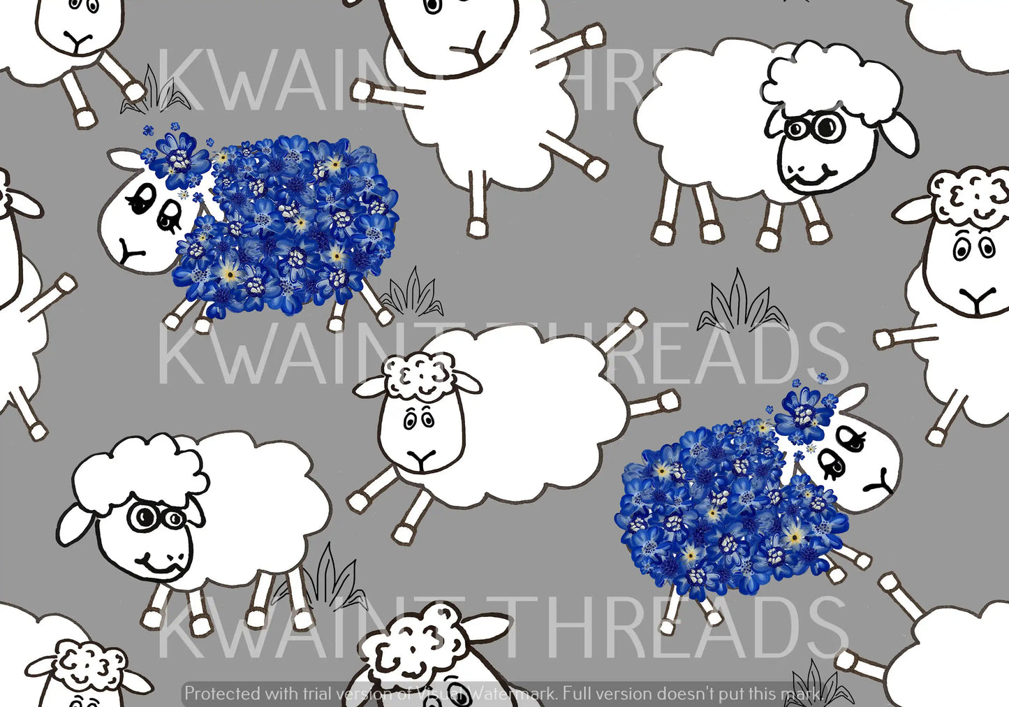 Millars Creek Glengyre Frolic with Blue Ewe