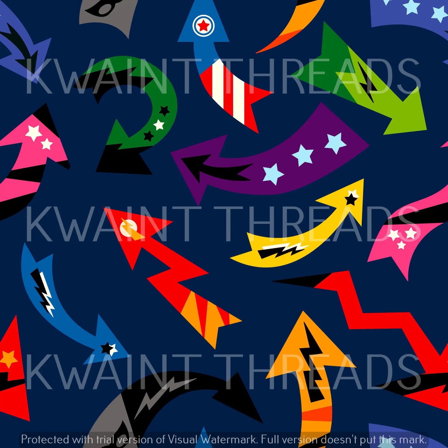 Fabric Mama Super Hero Arrows Preorder