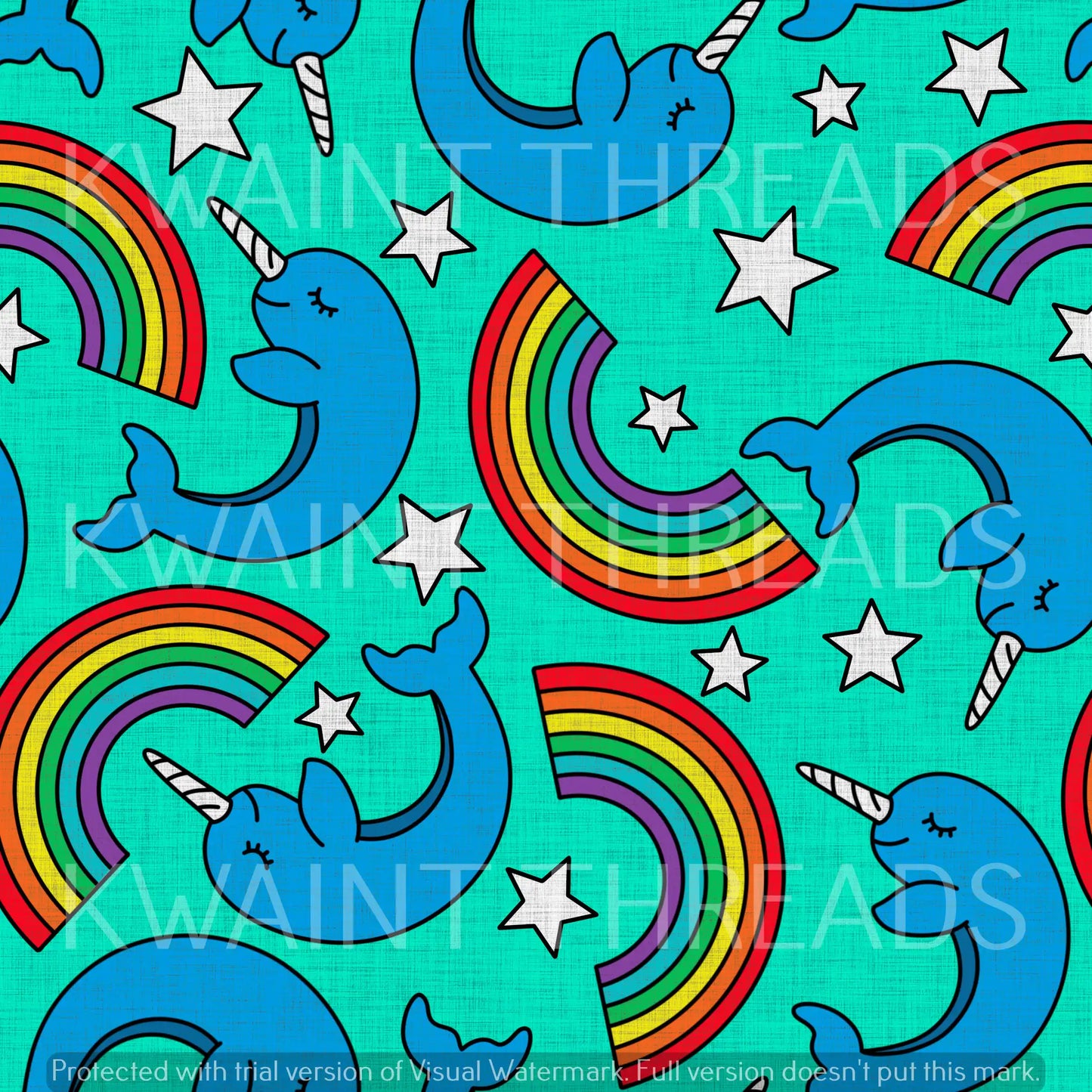 Fabric Mama Narwhals Preorder