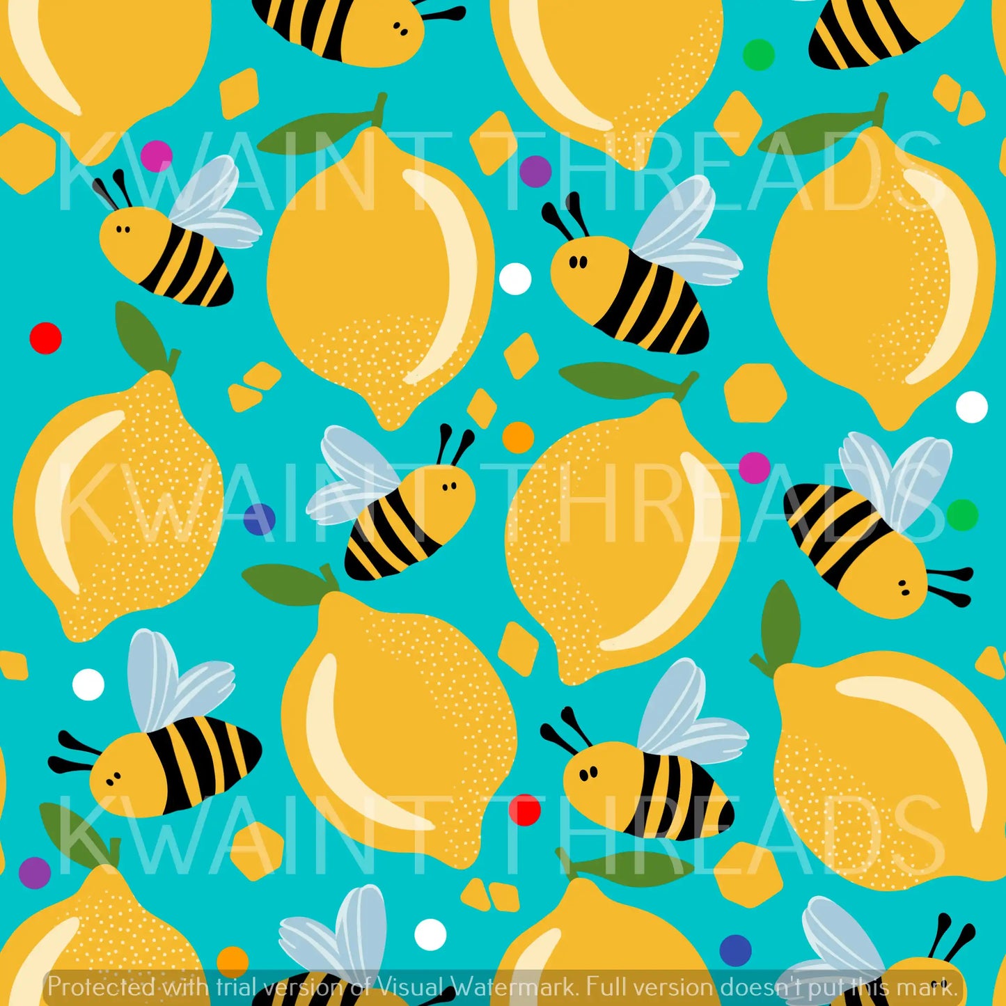 Fabric Mama Lemons and Bees Preorder