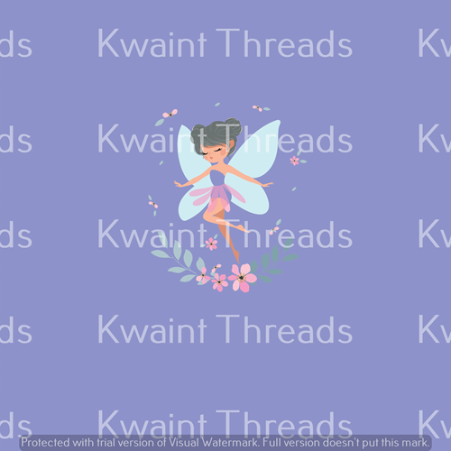 Kwaint Dancing Fairy Panel Purple