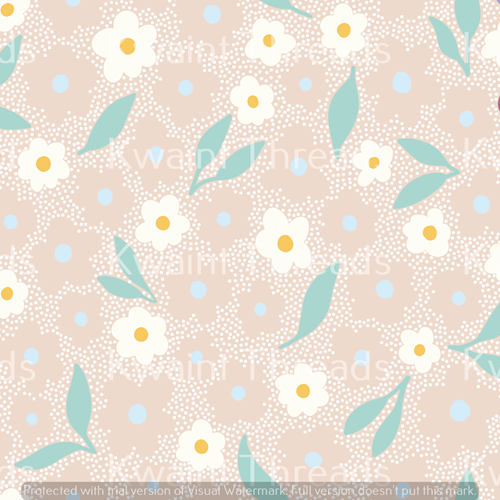SuzzInColour Flowers Leaves Dots Preorder