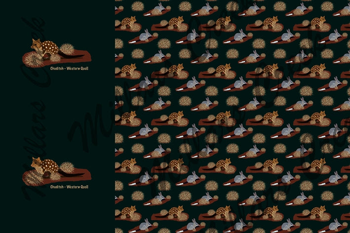 Millars Creek Project Panel Green Quoll Preorder