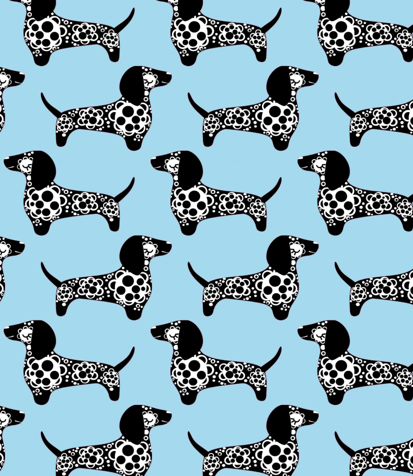 PaaPii Raksu Dachshunds Organic Cotton Lycra