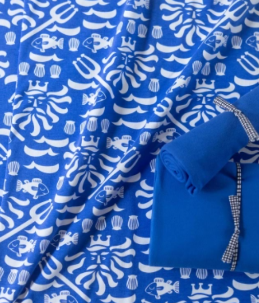 PaaPii Ahti Blue Organic Cotton Lycra