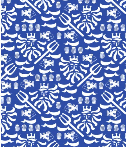 PaaPii Ahti Blue Organic Cotton Lycra