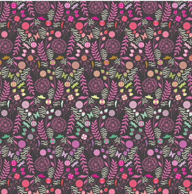 Tula Pink Dandelion Pink MINKY