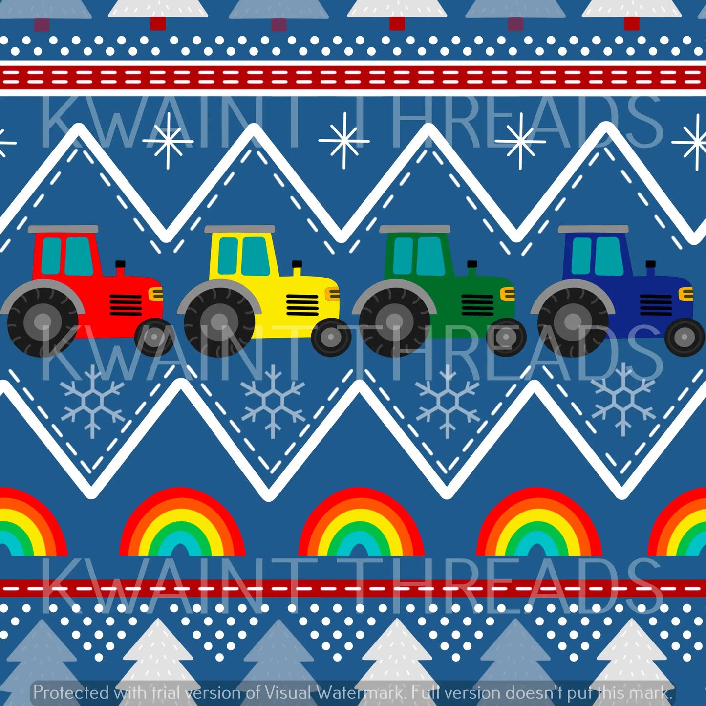 Fabric Mama Tractor Jumper Preorder