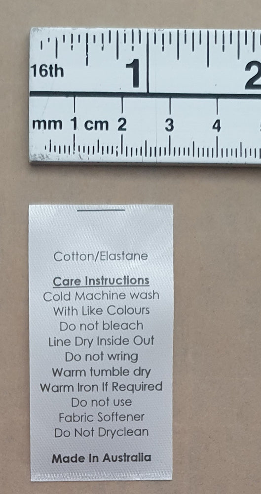 
                      
                        Kwaint Labels 25 Pack Cotton Lycra Care Labels Clothing Labels Clothing Tags
                      
                    