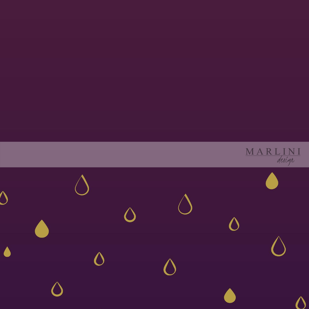 Marlini Purple Rain Border Print