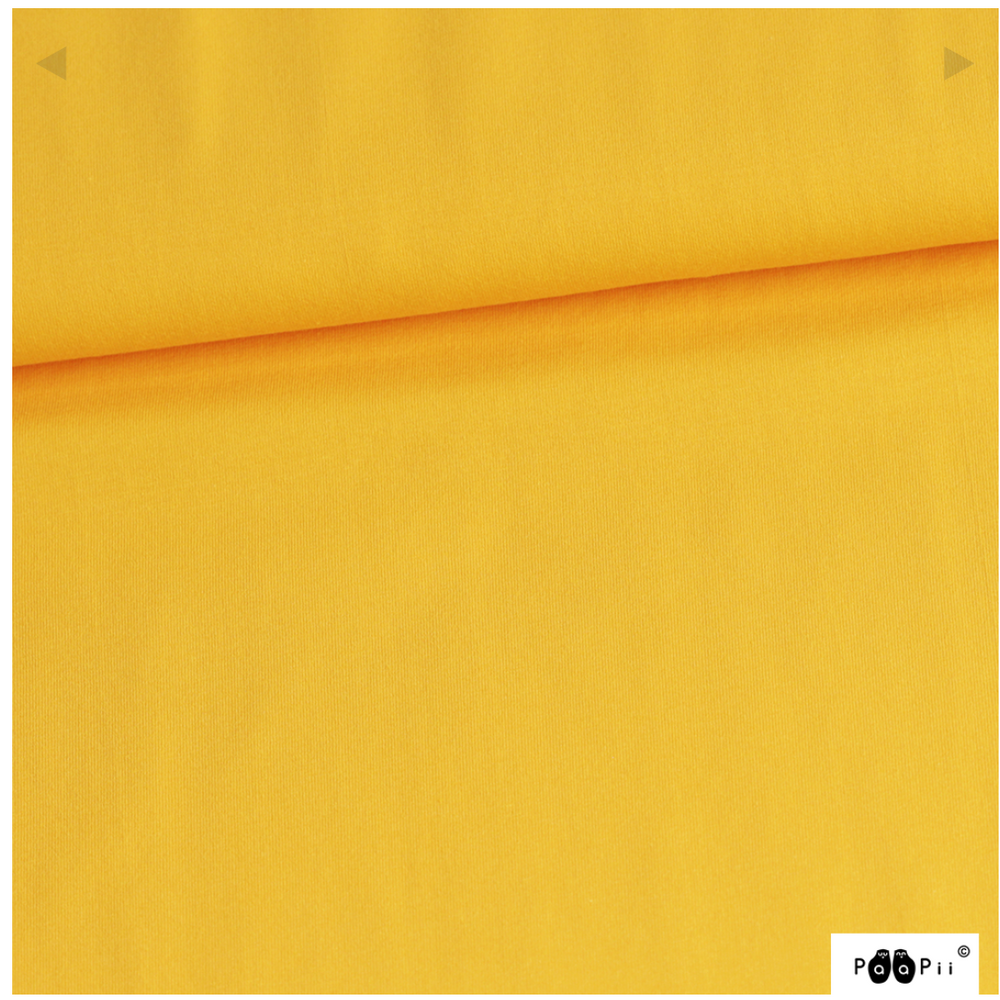 PaaPii Sun Yellow Solid Organic Cotton Lycra