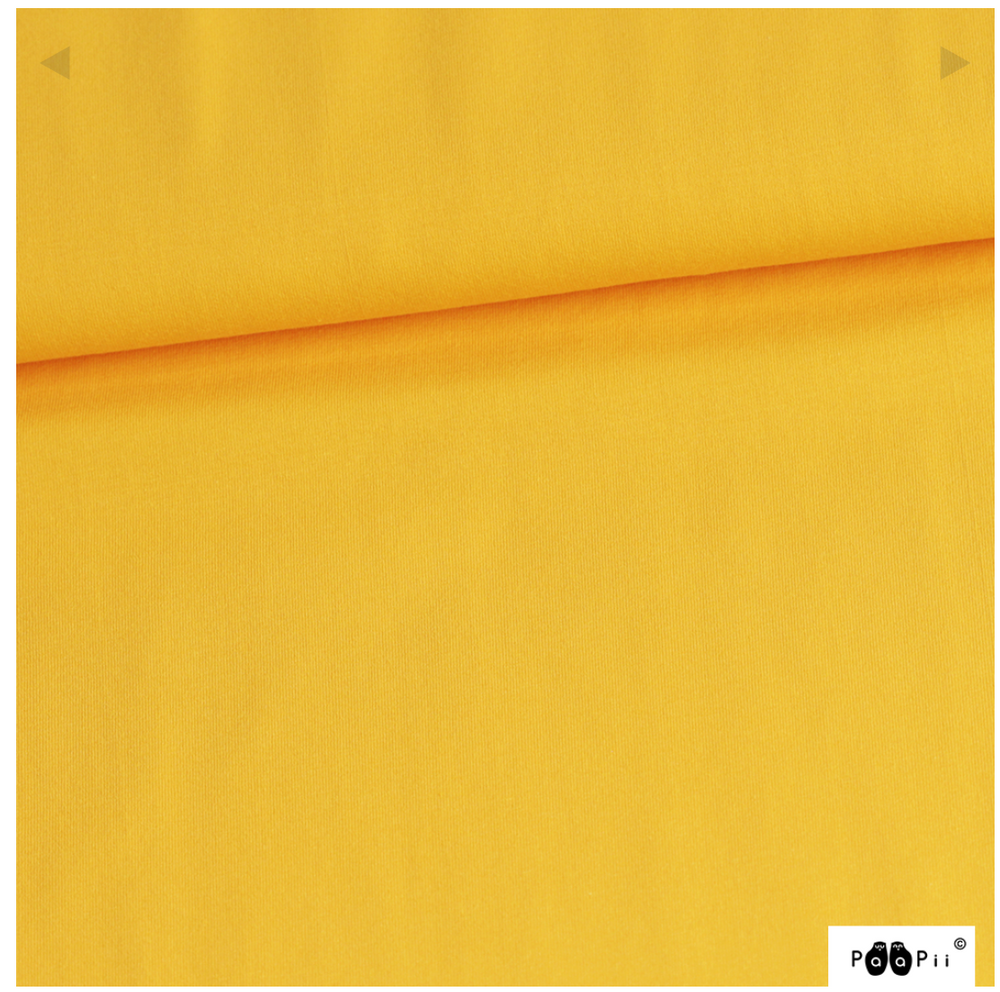 PaaPii Sun Yellow Solid Organic Cotton Lycra
