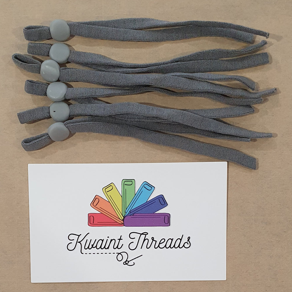 Elastic Loops for Face Masks Grey elastic Face Mask Elastic Soft Elasti