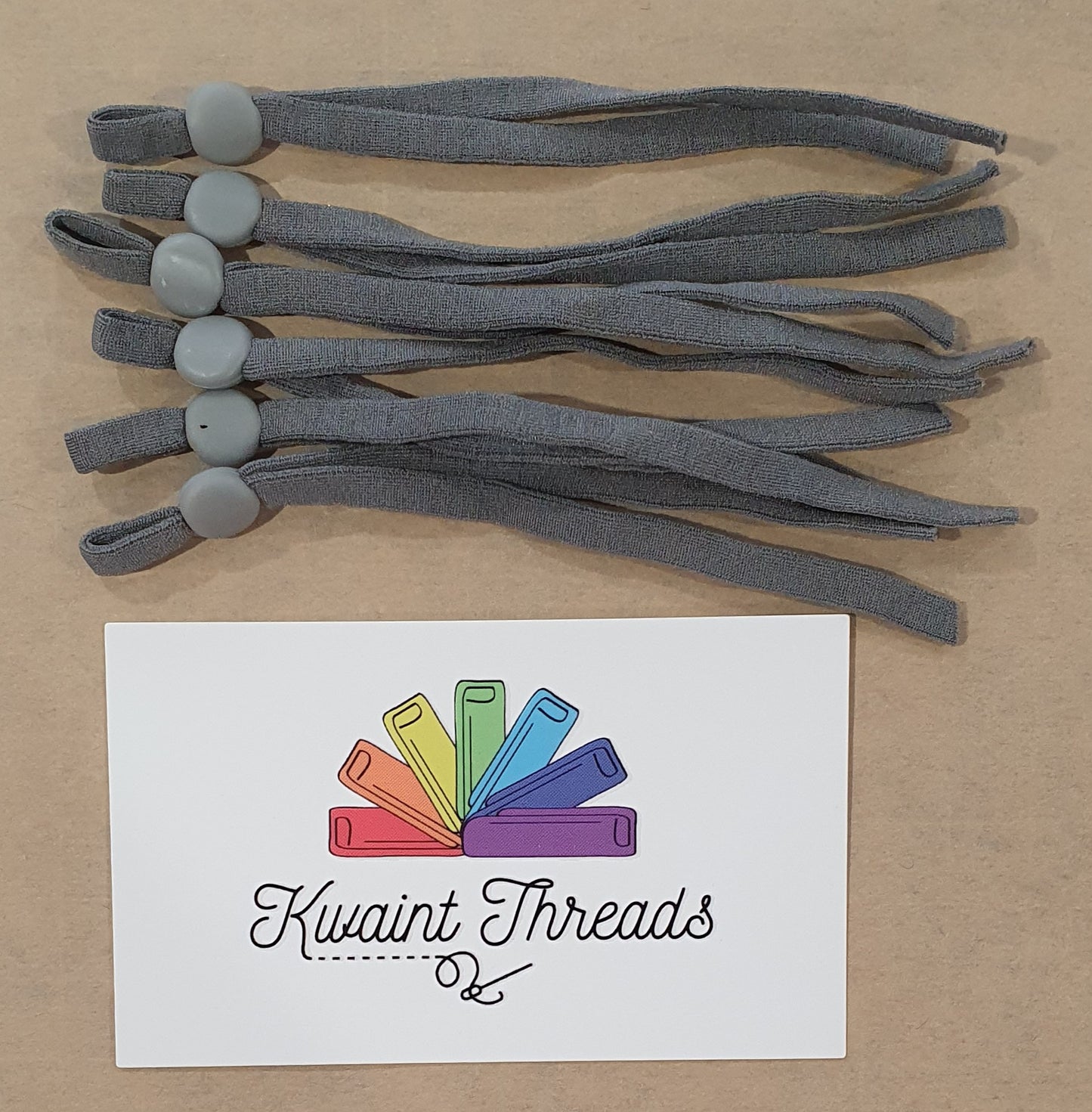 Elastic Loops for Face Masks Grey elastic Face Mask Elastic Soft Elasti