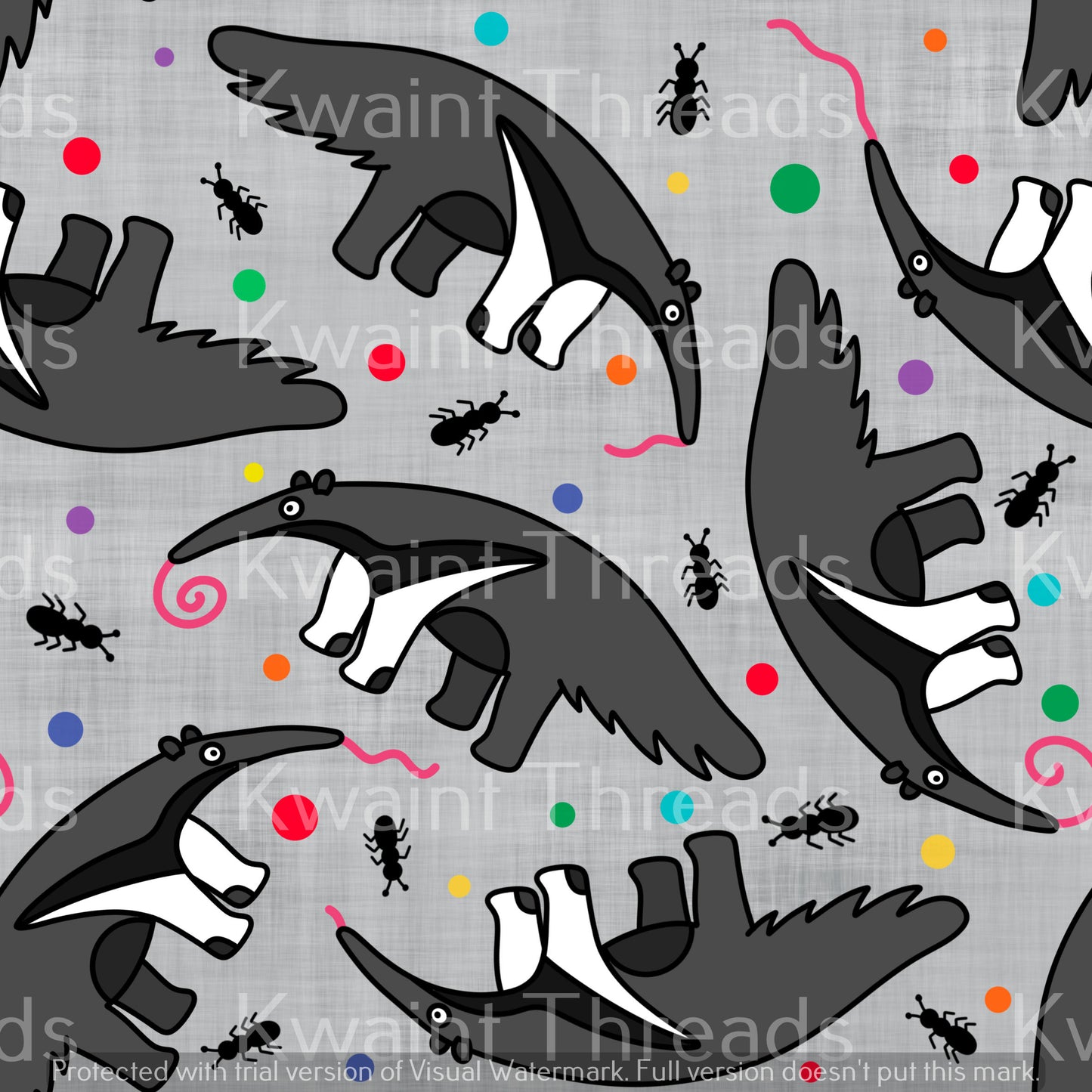 Fabric Mama Ants for Tea anteaters On Demand Pre Order