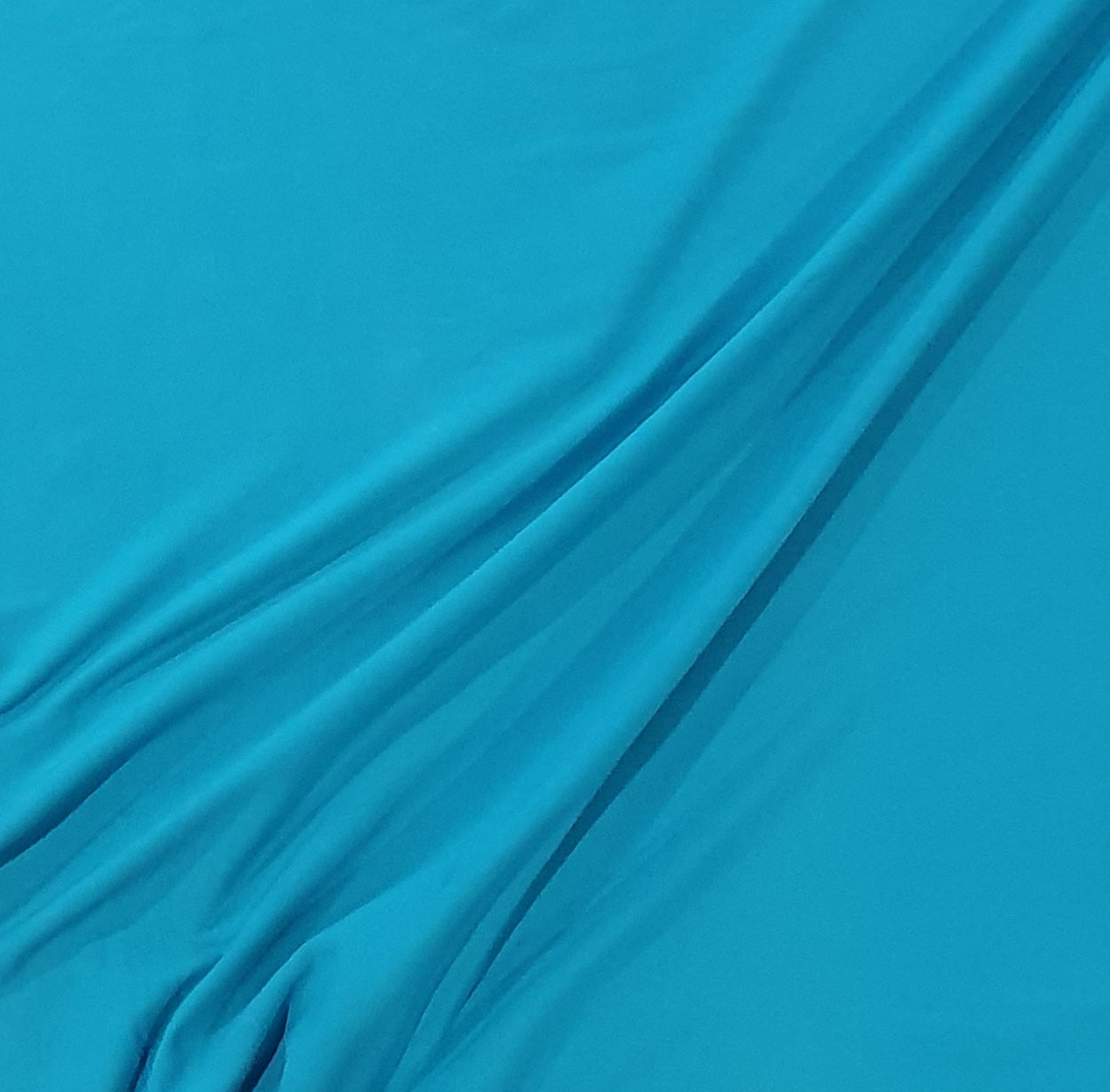 Swafing Petrol Blue Green Solid Cotton Lycra Fabric Knit Fabric Cotton Jersey F