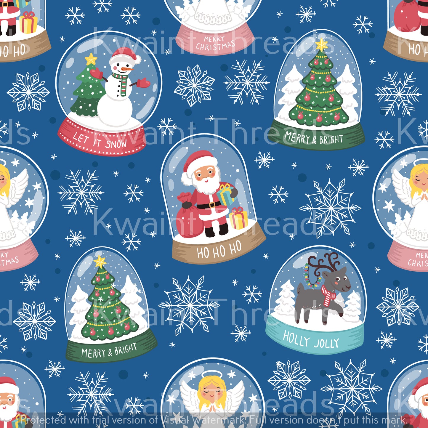 Kwaint Christmas Snowglobes Preorder On Demand Printed