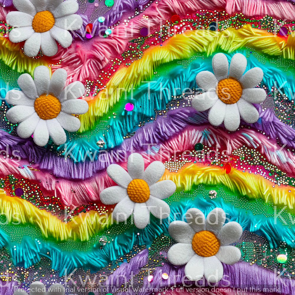 Kwaint Floral Rainbows