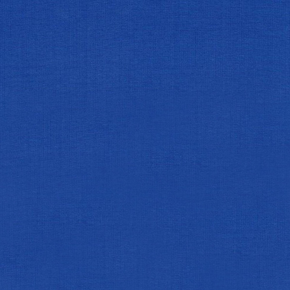 Euro Knit Royal Blue Solid Organic Cotton Elastane Jersey Fabric GOTS