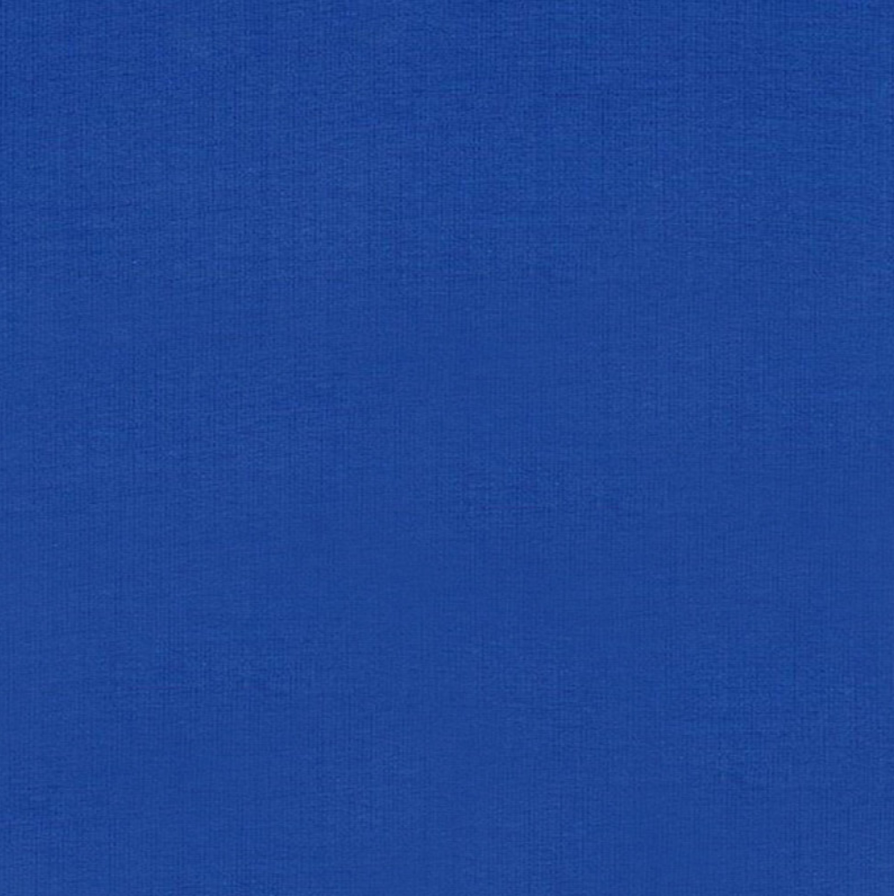 Euro Knit Royal Blue Solid Organic Cotton Elastane Jersey Fabric GOTS