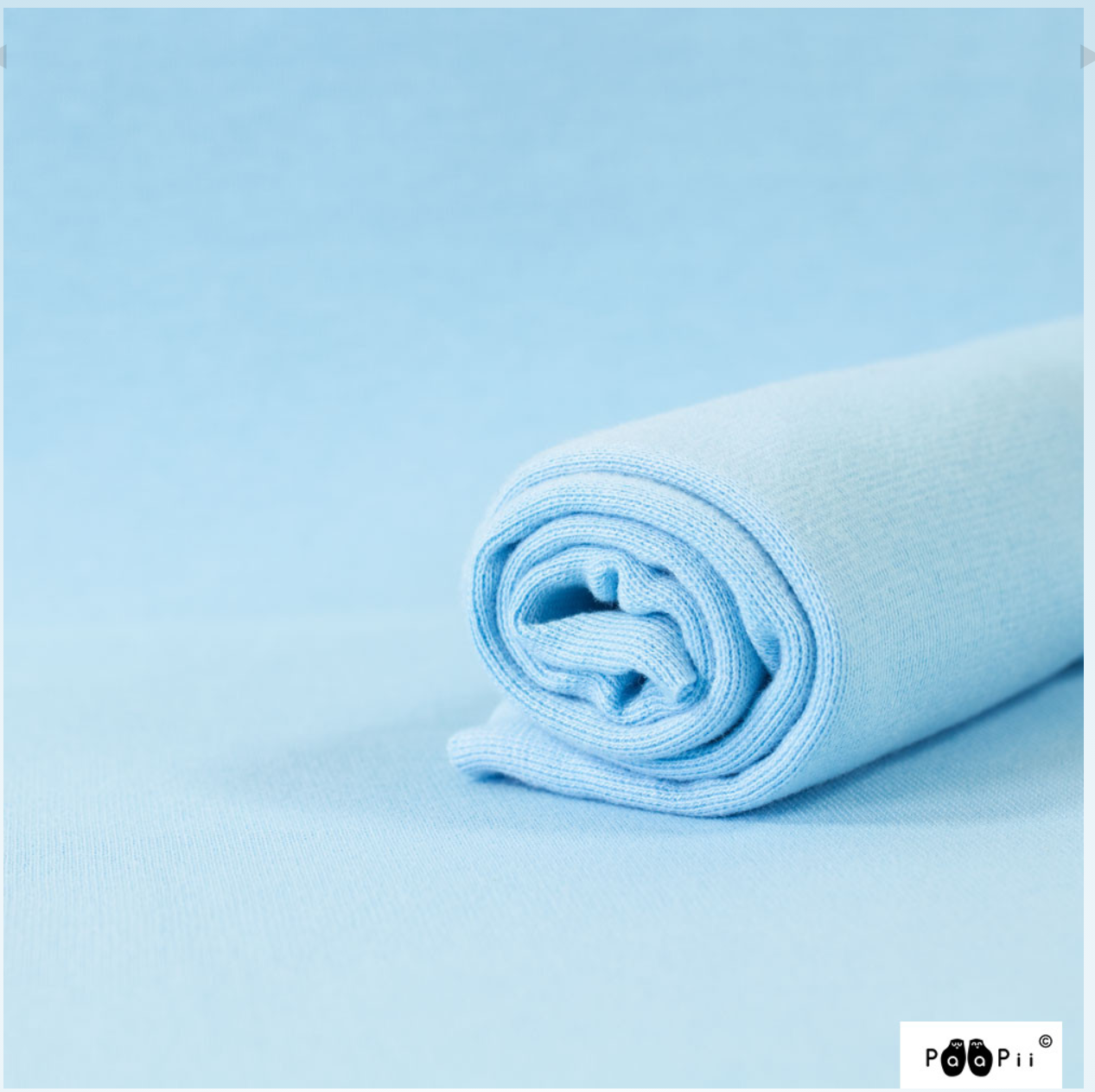 PaaPii Light Blue Organic Ribbing