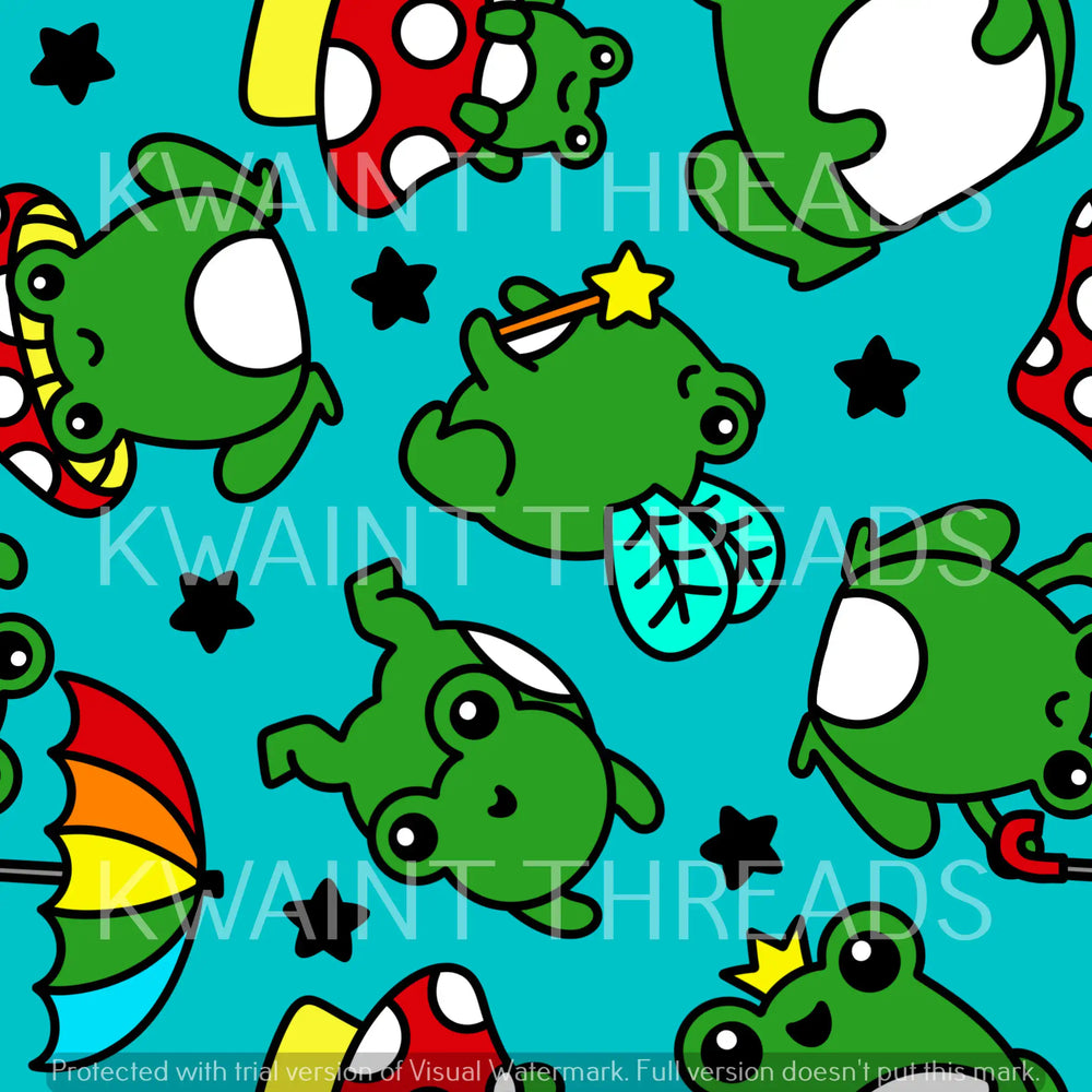 Fabric Mama Rain Frogs Preorder