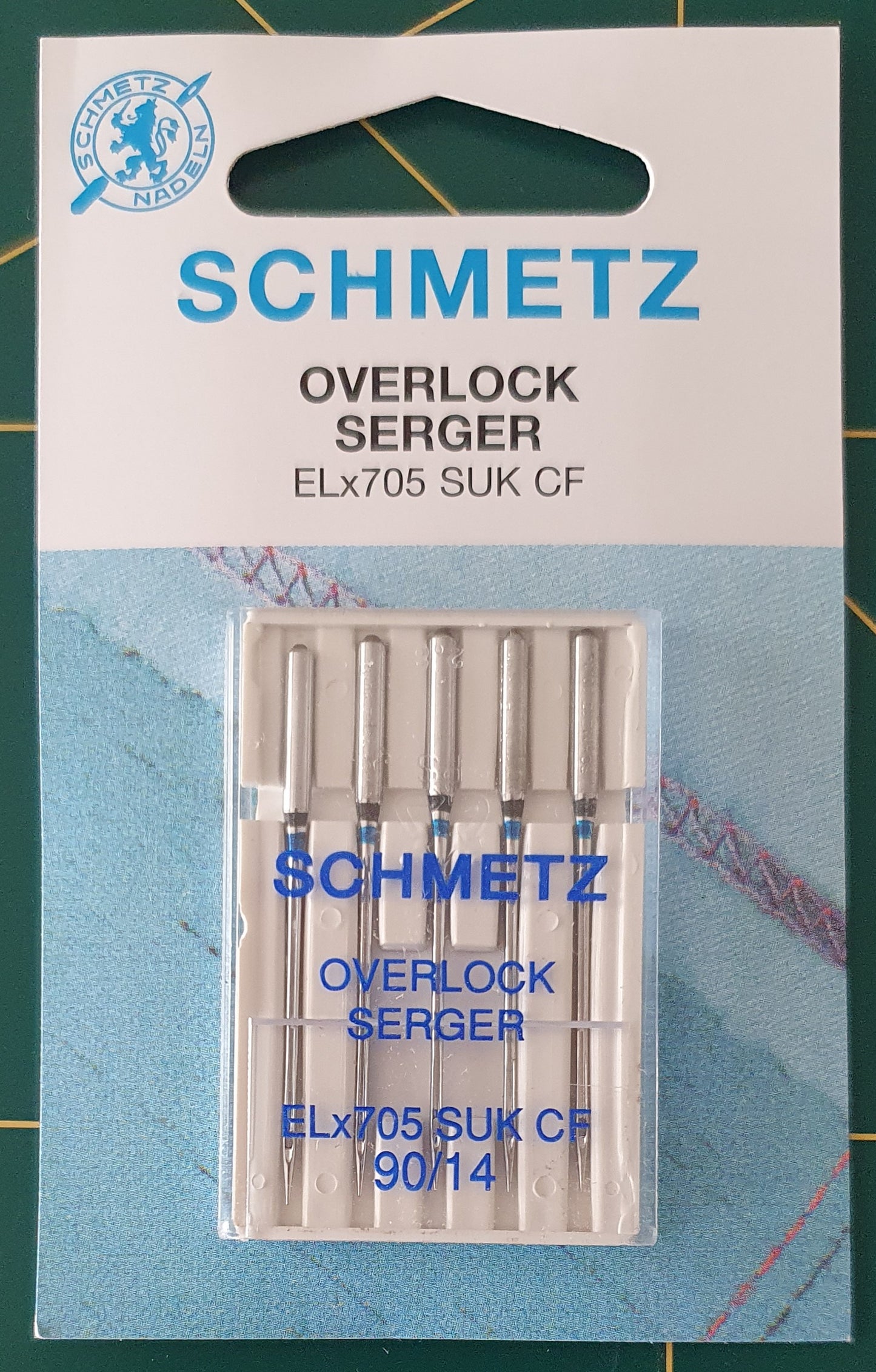 Schmetz ELx705 SUK CF 90/14 Coverstitch Overlocker Serger Sewing Machine Needles