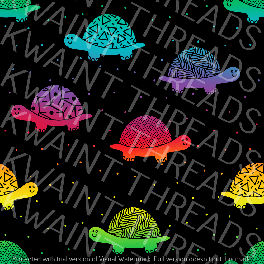 Fabric Mama Go Slow Tortoise Fabric On Demand Pre Order