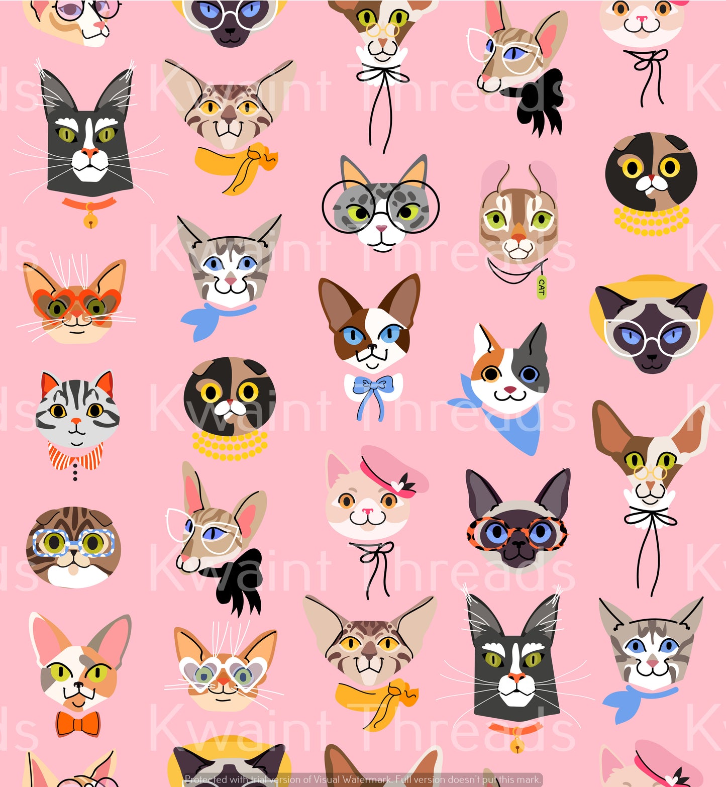 Kwaint Smart Cats Clever Cats Preorder On Demand Printed