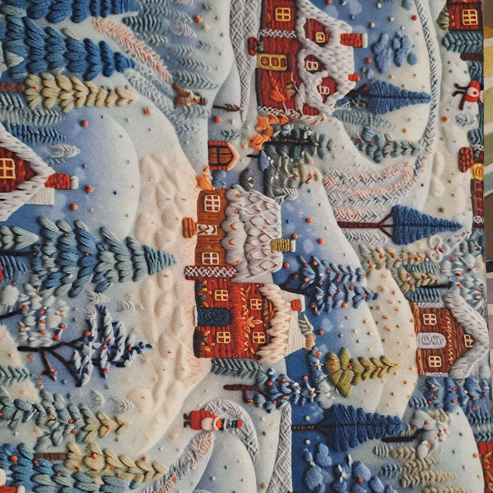 Kwaint Christmas Village Twill