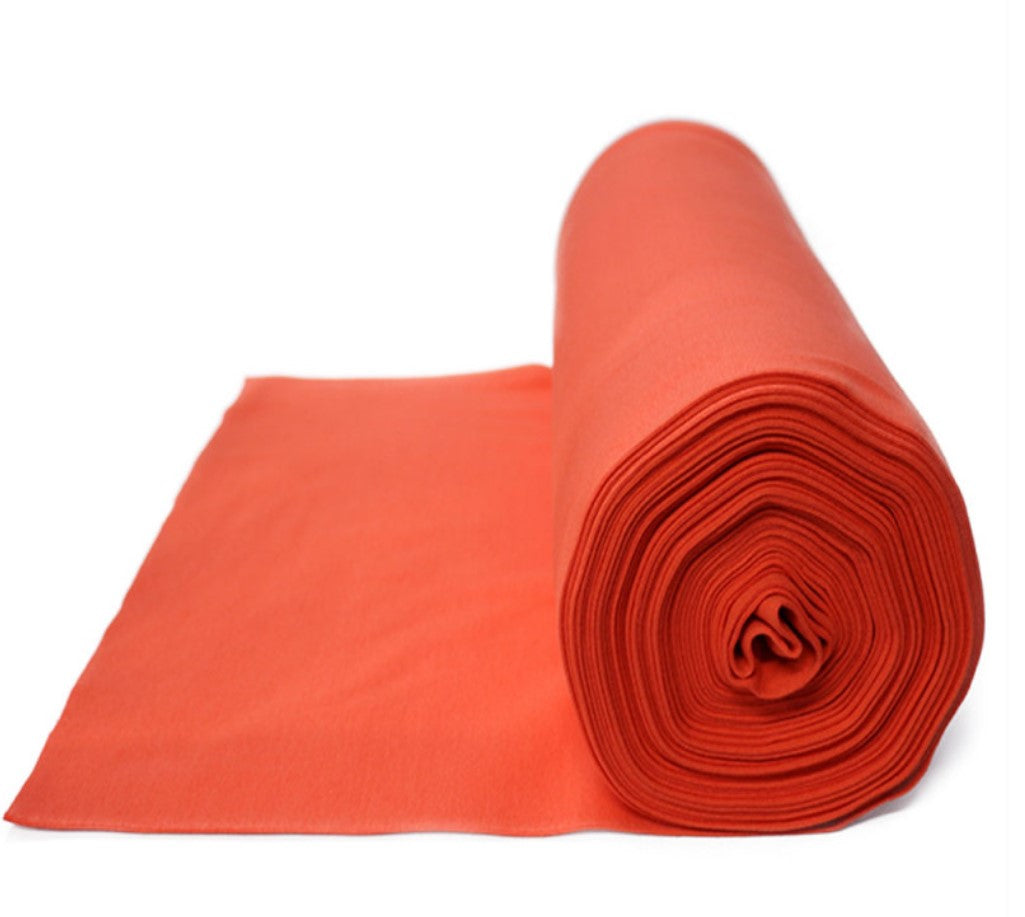 Euro Knit Orange Ribbing Cuffing Tube Neckband Fabric Ecocert Ribbing