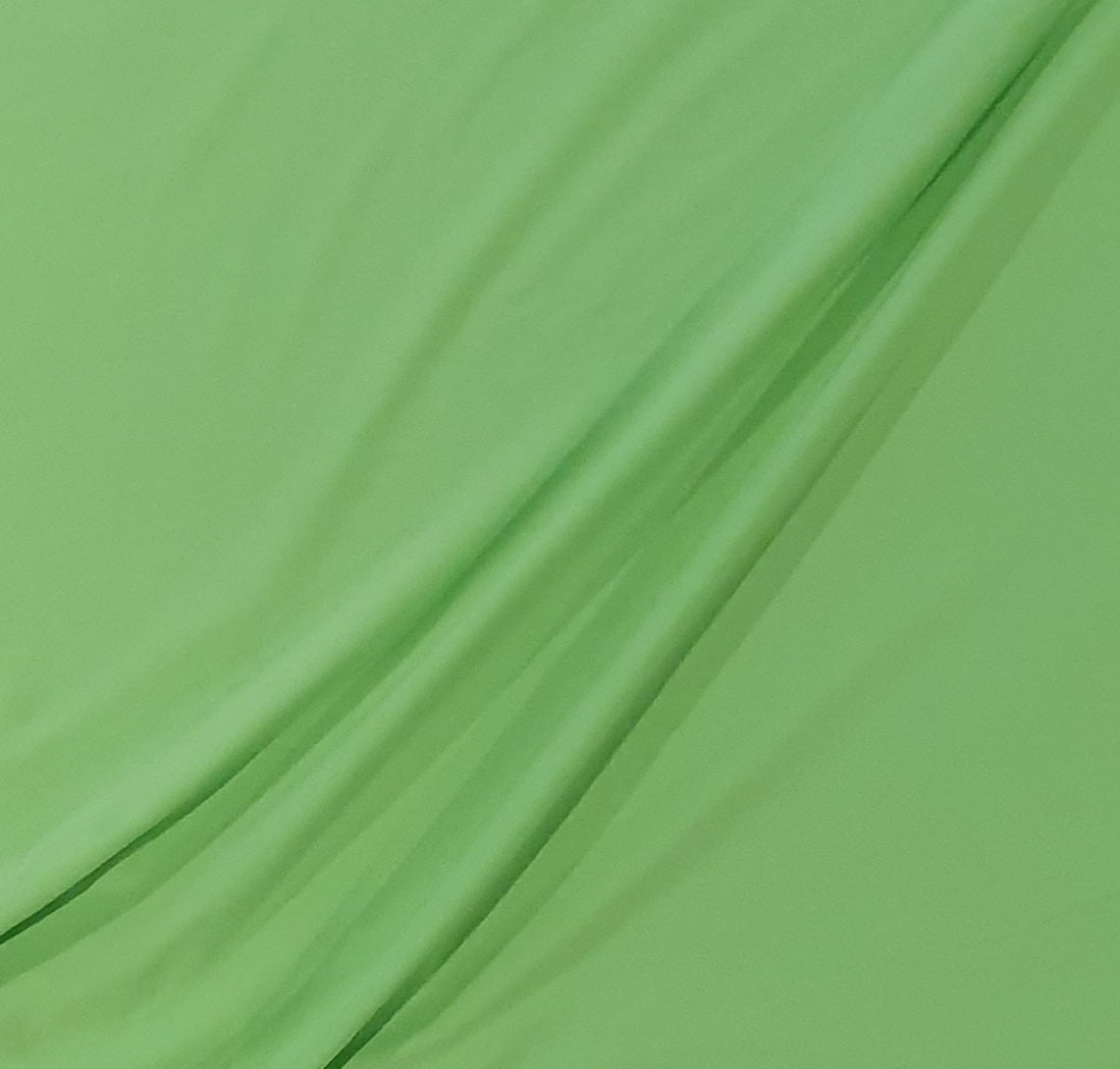 Swafing Light Green Solid Cotton Lycra Fabric Knit Fabric Cotton Jersey