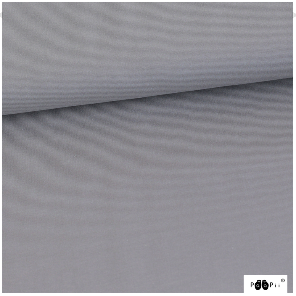 PaaPii Grey Solid Organic Cotton Lycra