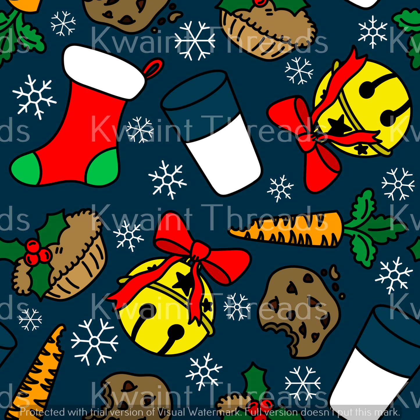 Fabric Mama Christmas Eve No words Christmas On Demand Pre Order