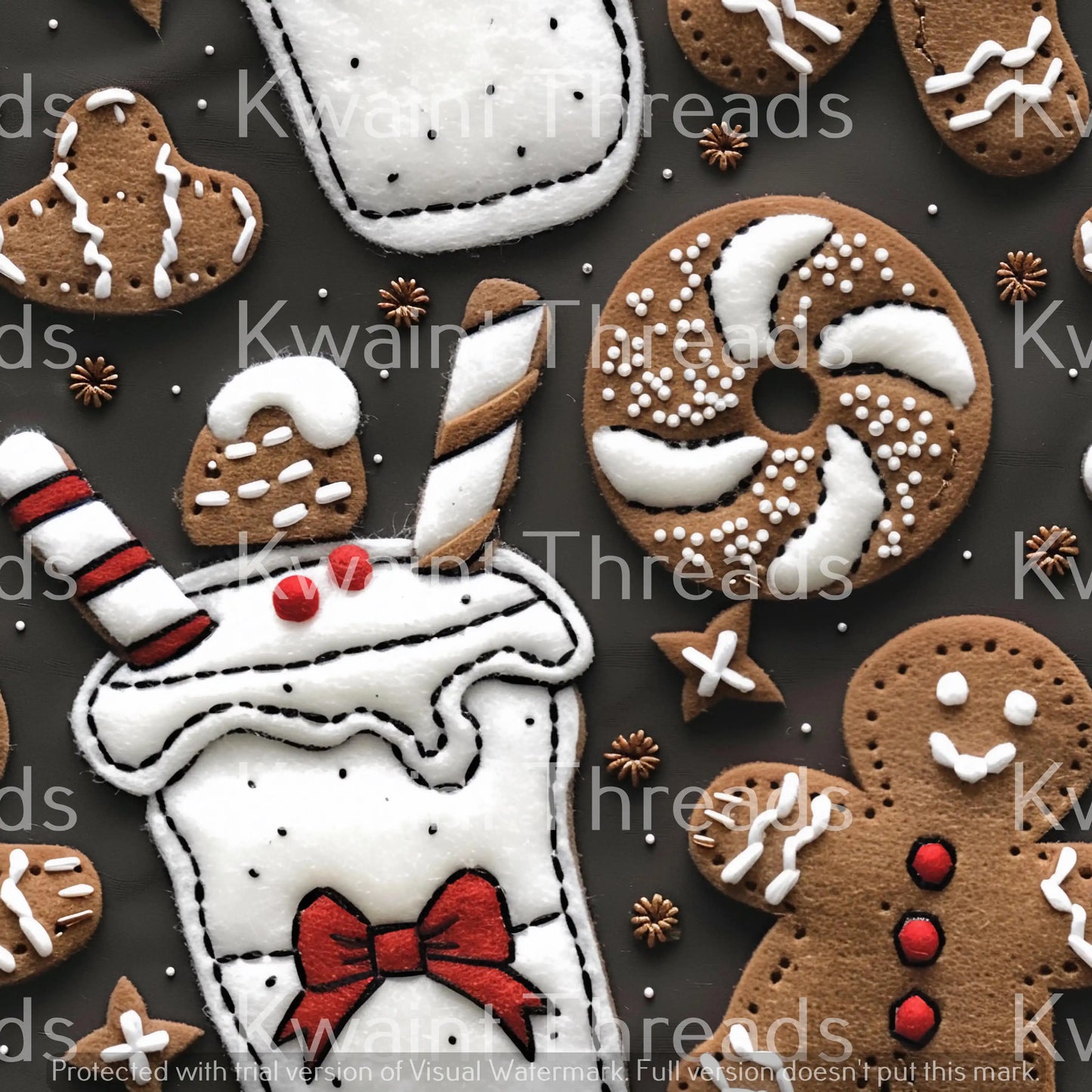Kwaint Christmas Gingerbread Men