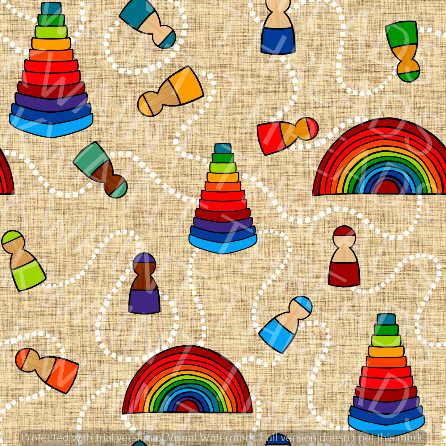 Fabric Mama Wooden Toys Fabric On Demand Pre Orde